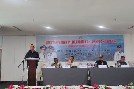 Ketua DPRD Makassar Rudianto Lallo Hadiri Musrenbang Musrenbang Kecamatan Kepulauan Sangkarrang, Ini Pesannya