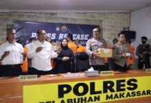 Operasi Antik Lipu 2023, Satresnarkoba Polres Pelabuhan Makassar Tangkap 7 Pengedar dan 25 Pengguna Narkotika