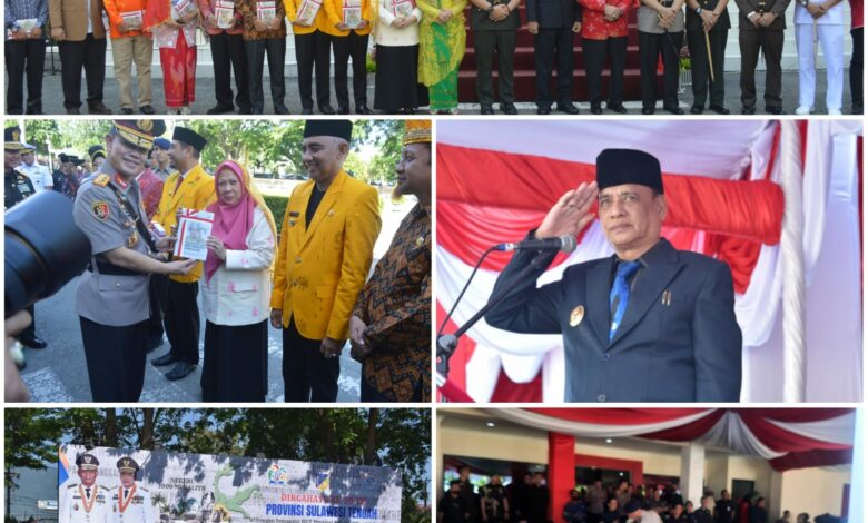 Dipimpin Wagub Sulteng, Wawali Palu Hadiri Peringatan HUT 59 Provinsi Sulawesi Tengah