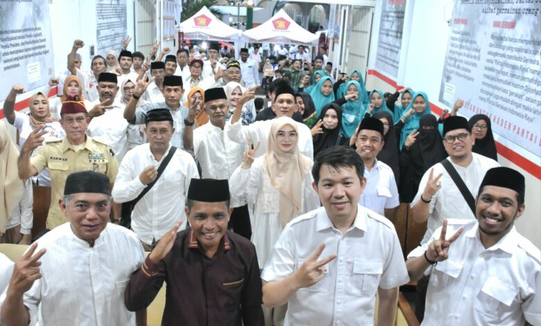 Partai Gerindra Kota Makassar Gelar Bukber di Sekretariat