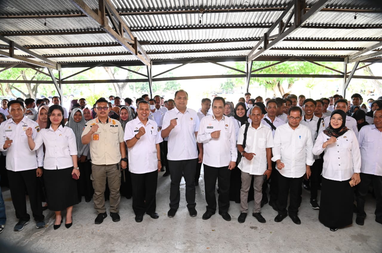 Pasca Cuti Bersama Libur Lebaran, Wakil Gubernur Sulteng Silaturrahmi di 12 OPD