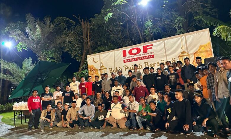 IOF Pengcab Makassar Gelar Bukber dan Pembagian Paket Lebaran
