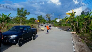 Progres Perkerasan Beton, Gubernur Tinjau Progres Ruas Burung-Burung – Bili-Bili di Gowa