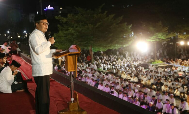 Ribuan Warga Padati Anjungan Pantai Losari Demi Ikuti Program GMSSB Pemkot Makassar