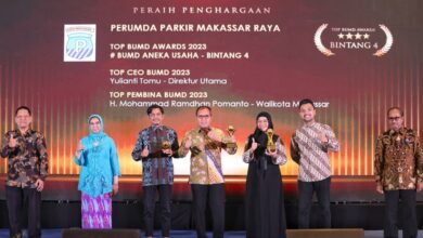 Wali Kota Makassar, Moh Ramdhan Pomanto mendapat pula penghargaan Top BUMD Awards 2023 kategori Top Pembina BUMD membanggakan di Indonesia.