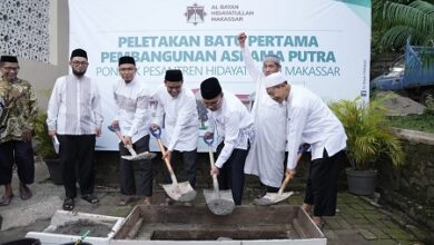 Danny Pomanto Lakukan Peletakan Batu Pertama Pembangunan Asrama Baru Ponpes Hidayatullah