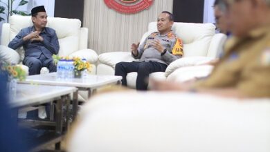Silaturahmi Kapolrestabes Makassar yang Baru, Pimpinan DPRD Siap Kolaborasi