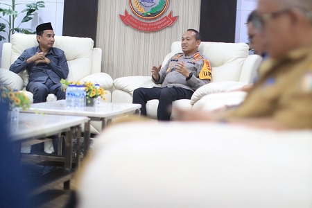 Silaturahmi Kapolrestabes Makassar yang Baru, Pimpinan DPRD Siap Kolaborasi