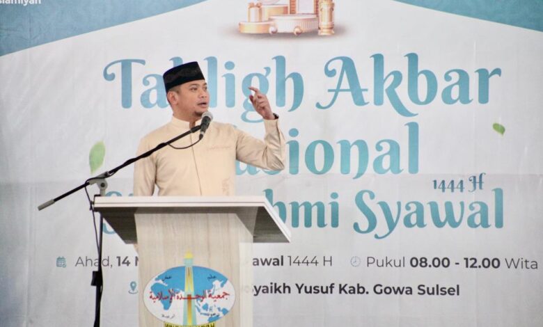 Bupati Adnan Apresiasi Peran Wahdah Islamiyah Dalam Pembangunan di Kabupaten Gowa
