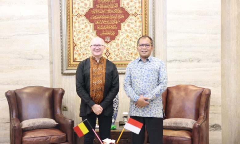 Danny Pomanto-Duta Besar Belgia Jajaki Kerja Sama Proyek Prestisius
