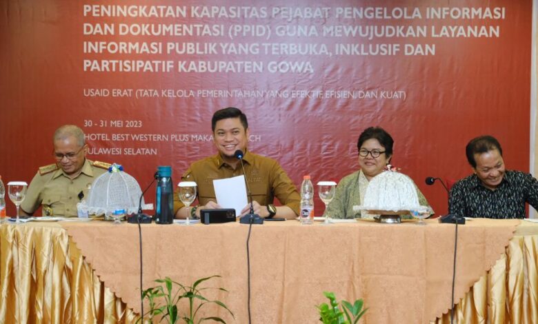 Dorong Maksimalisasi Keterbukaan Informasi Publik, Diskominfo-SP Gowa-USAID Erat Tingkatkan Kapasitas Pejabat PPID
