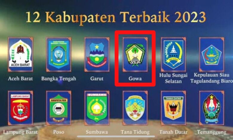 Gowa Terbaik Empat Kabupaten di Indonesia Penghargaan Pembangunan Daerah 2023