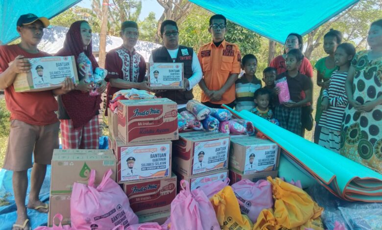Gubernur Andi Sudirman Sigap Pemenuhan Bantuan Logistik untuk Korban Kebakaran di Galangan Kapal
