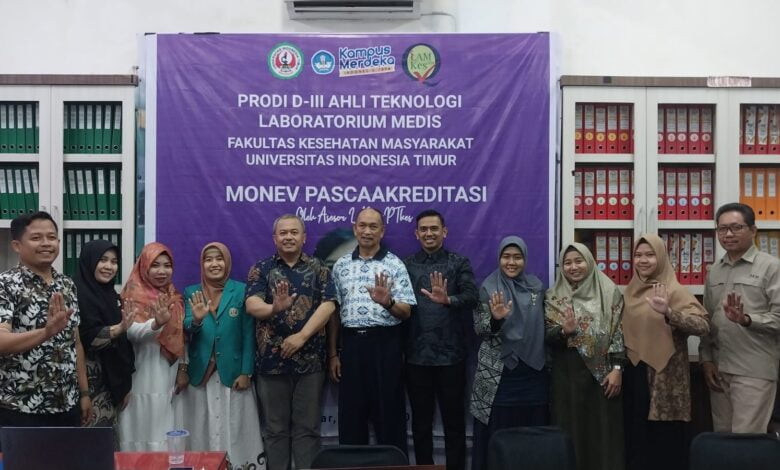 Prodi D-III ATLM FKM UIT Di-Monev Pasca Akreditasi dari LAM PTKes Secara Daring