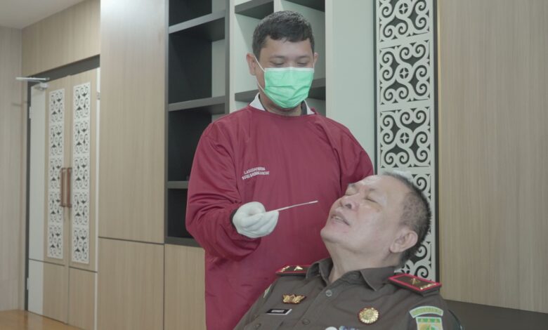 Kejati Sulsel Tes Covid-19 Pasca Libur Lebaran
