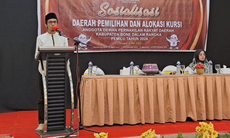 Jatah Kursi Anggota DPRD Bone, KPU: Ada Yang Berkurang Ada Yang Bertambah di Tiap Dapil