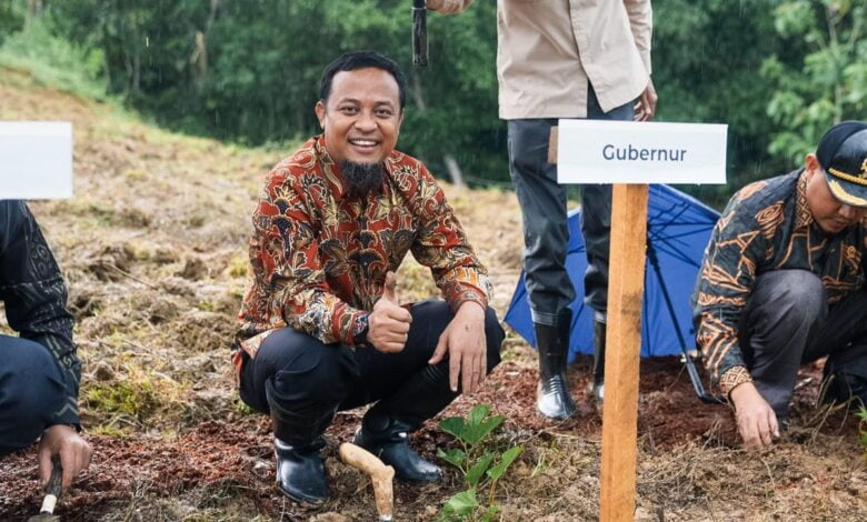 Gubernur Andi Sudirman Kembali Tanam 1 Juta Bibit Murbei di Wajo