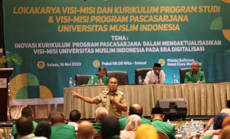 Danny Pomanto Paparkan Makassar Twice Better di Lokakarya Kurikulum PPs UMI