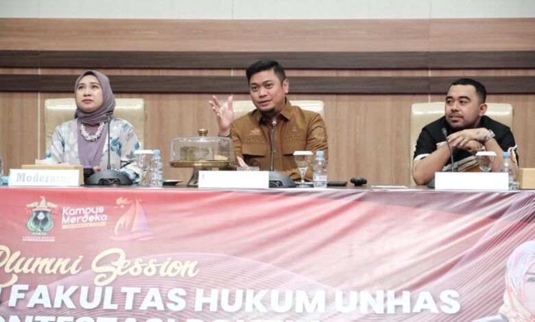 Bupati Gowa Motivasi Ratusan Mahasiswa FH Unhas, Ajak Manfaatkan Tantangan jadi Peluang 