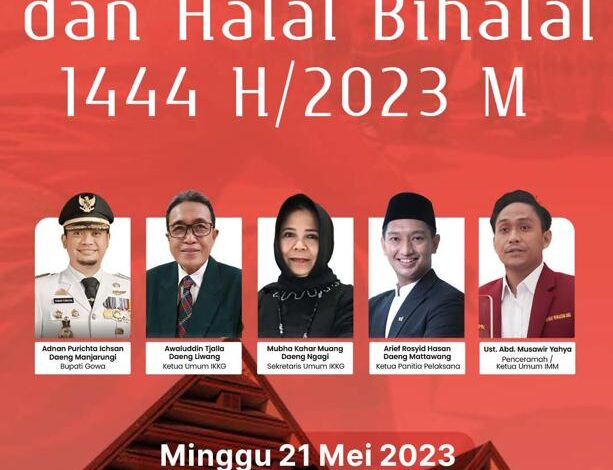 Bupati Gowa Jadi Pembicara Utama di Halalbihalal BPN IKKG