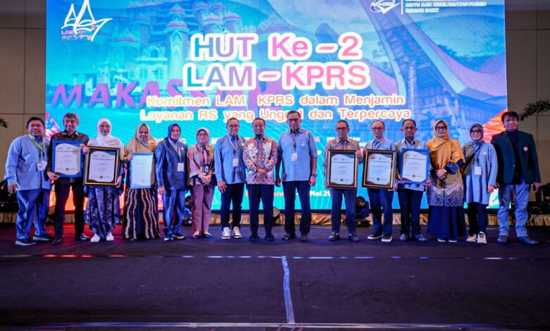 Tiga RS Pemprov Sulsel Raih Akreditasi Paripurna dari LAM-KPRS