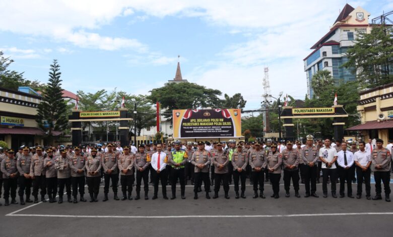 Resmi Dibentuk, Polrestabes Makassar Apel Deklarasi Polisi RW