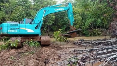 Pascabanjir Desa Harapan Luwu Timur, PT CLM Kerahkan Alat Berat Untuk Normalisasi Sungai Laoli