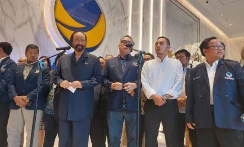 Surya Paloh Sedih Johnny Plate Terjerat Kasus Korupsi