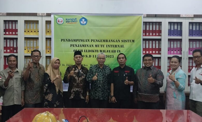 UIT Adakan Pendampingan Pengembangan Sistem Penjaminan Mutu Internal ole LLDIKTI Wilayah IX