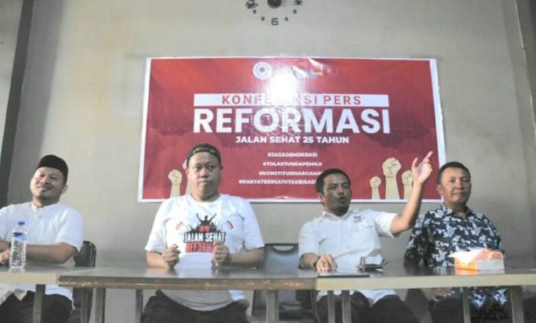Seperempat Abad Reformasi, Aktivis 98 Long Mach 2,5K