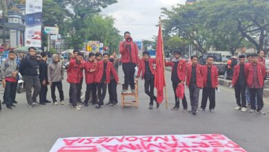 Demo Blokade Jalan, IMM Kota Makassar Depo Pertamina Ancam Keselamatan Warga