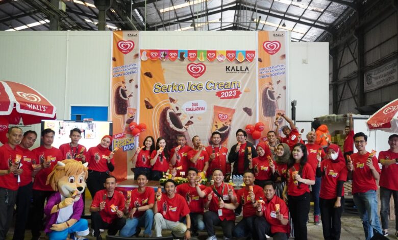 Gelar Serbu Toko, Wall’s Gandeng Kalla Logistics Sukseskan Peluncuran Varian Baru Es Krim Feast Duo
