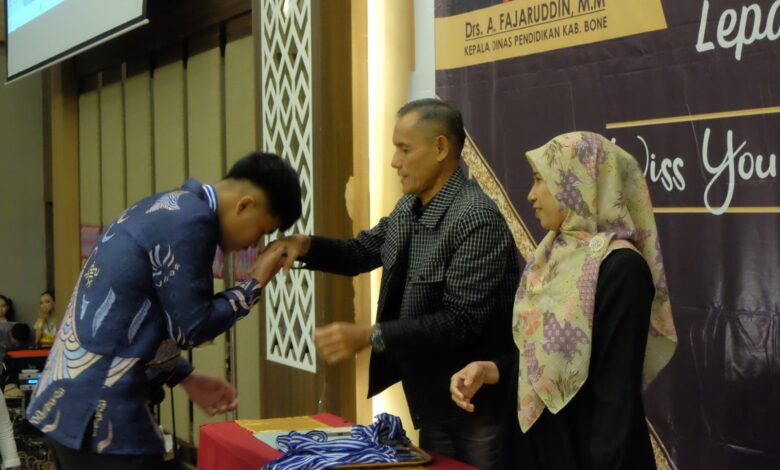 Diprakarsai Orang Tua Siswa, Penamatan SMP I Watampone Dipuji, Kadisdik Andi Fajaruddin: Sekolah Ini Miliki Segudang Prestasi