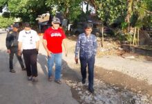 Anggota DPRD Makassar Hamzah Hamid Tinjau Kondisi Jalanan dan Drainase di Jalan Paccinang 4 dan 5