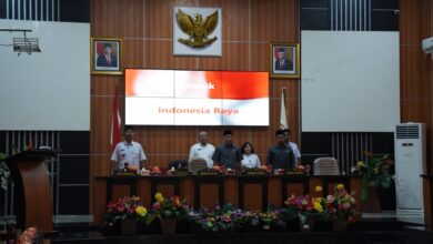 Asisten 2 Sampaikan Jawaban Wali Kota Atas Pemandangan Umum Fraksi dalam Rapat Paripurna DPRD Palu