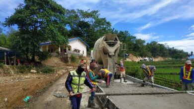 Pemprov Lanjutkan Penanganan Ruas Minasatene di Pangkep, Progres Pengecoran Beton