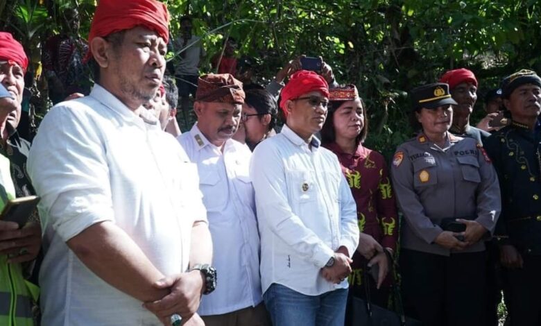 Hadiri Groundbreaking Pembangunan Jalan Akses Sadaunta-Lindu oleh JICA, Wabup Sigi Minta Penambangan Liar Dihentikan