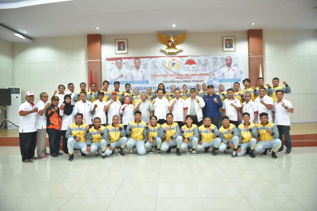Dilepas Gubernur, 32 Atlet Gateball Sulteng Ikuti Kualifikasi PON XXI di Jakarta