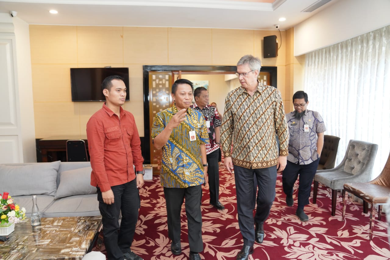 Pj Sekda Sulsel Terima Kunjungan Dubes Uni Eropa untuk Indonesia dan Brunei Darussalam