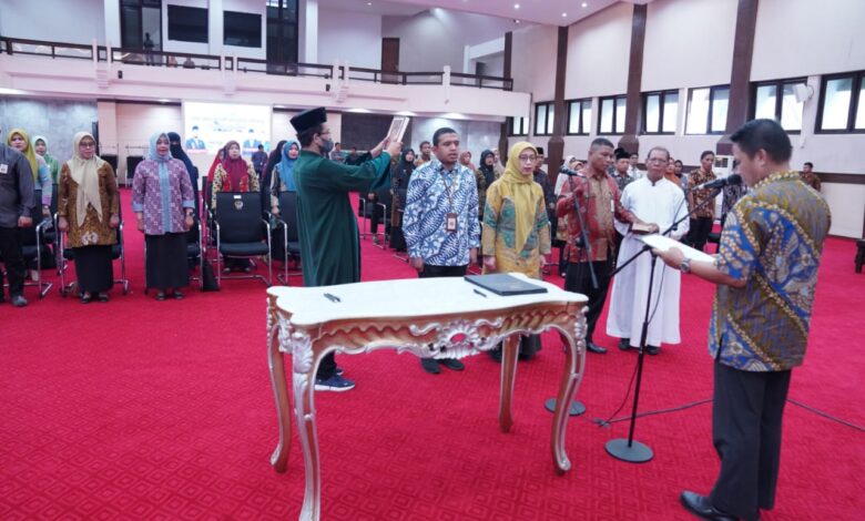Pj Sekda Andi Darmawan Lantik 44 Pejabat Fungsional Lingkup Pemprov Sulsel