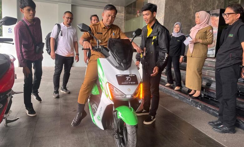 Kepala Daerah dan Beberapa OPD Antusias Mengikuti United E-Motor Test Ride