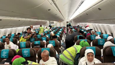 Kloter 43 UPG menutup proses pemberangkatan jemaah haji Di Embarkasi Makassar,