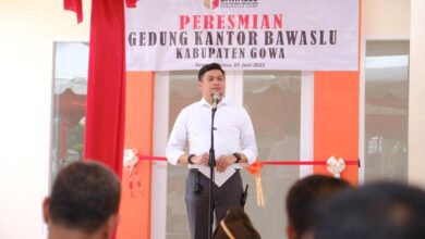 Resmikan Kantor Baru Bawaslu, Bupati Gowa Minta Koordinasi Antar Penyelenggara Pemilu Semakin Baik