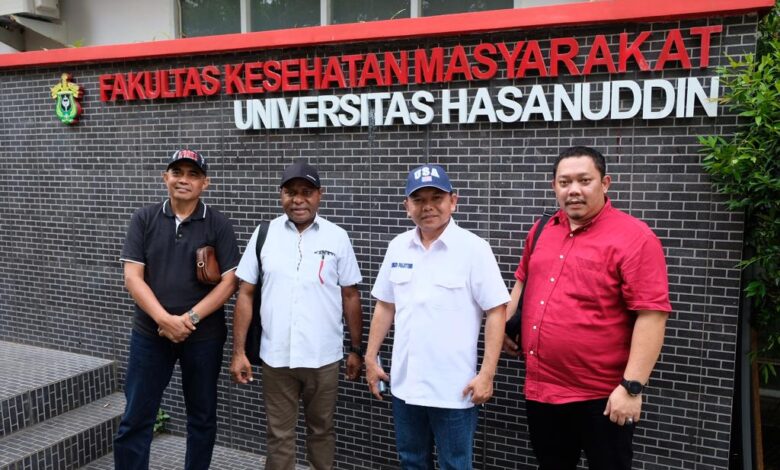 Tekan Angka Stunting Kadinkes Intan Jaya Temui 2 Guru Besar di Makassar