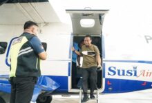 Dapat Subsidi Penerbangan Pemprov Sulsel, Andi Sudirman Naik Pesawat Susi Air Makassar-Bone