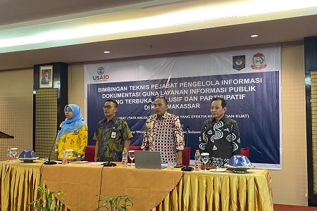 Diskominfo Kota Makassar Optimalkan PPID Pelaksana Melalui Bimtek