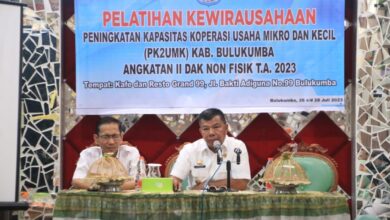 Buka Pelatihan Wirausaha, Bupati Bulukumba Semangati Para Pelaku UMKM