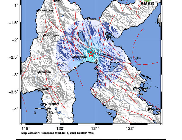 Gempa Magnitudo 4.2 Guncang Luwu Timur, Warga pada Panik