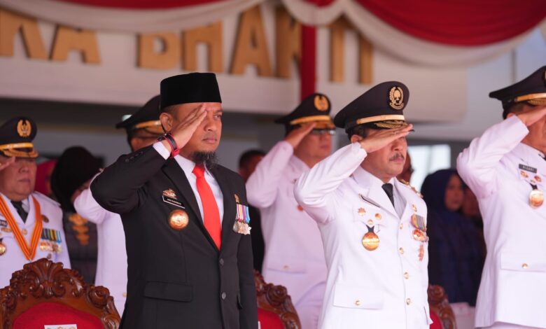 Gubernur Andi Sudirman Hadiri Pelantikan Pamong Praja Muda Lulusan IPDN Angkatan XXX