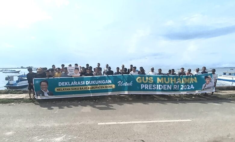 Kelompok Nelayan Bajoe Deklarasikan Gus Muhaimin Capres Pemilu 2024 Mendatang